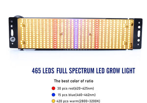Effektivt og lyssterkt fullspektrum LED vekstlys som gir kraftigere plater. Colere.Pro-15