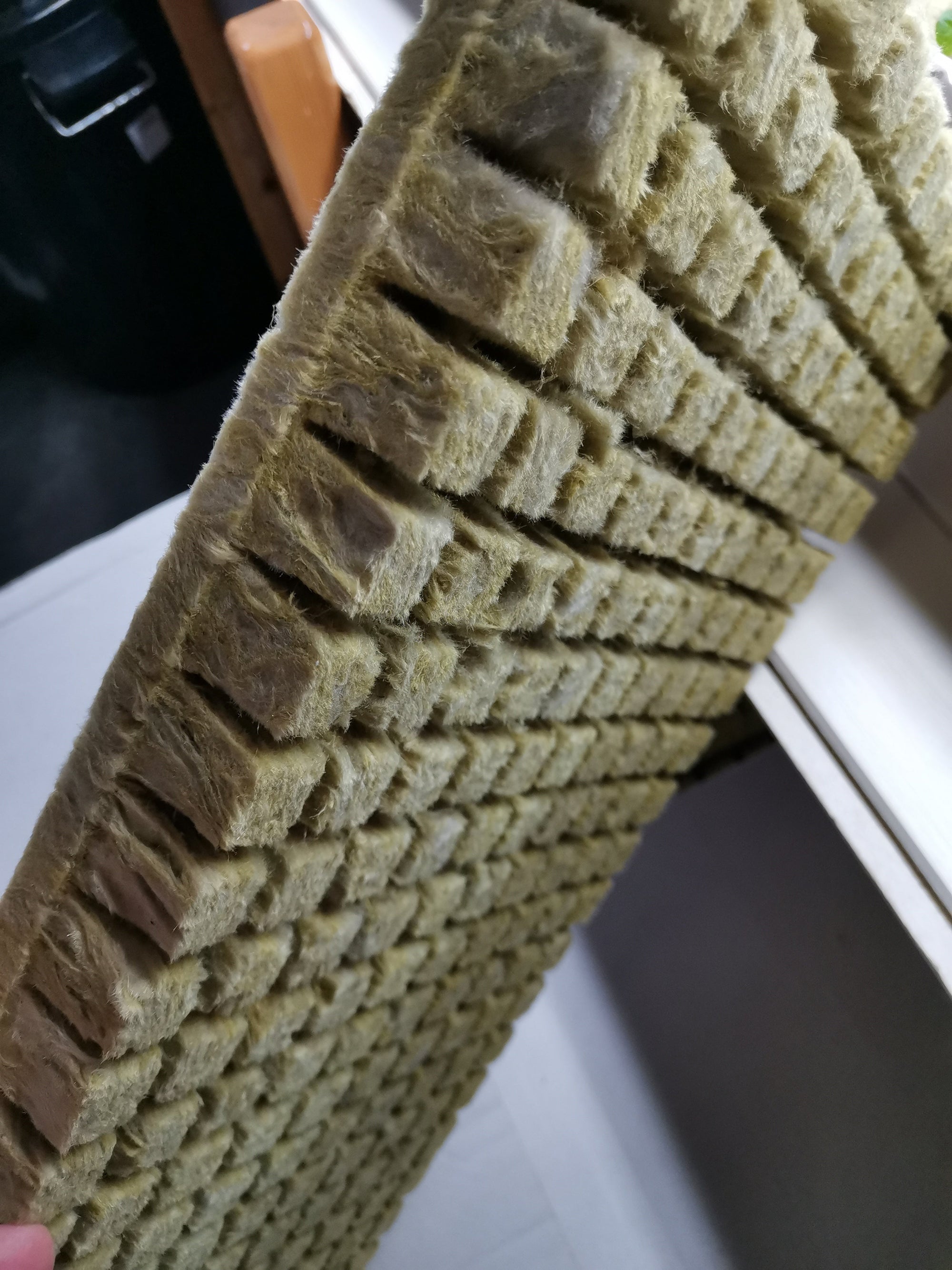 Grodan pluggbrett med 98 stk  36x36mm såplugger