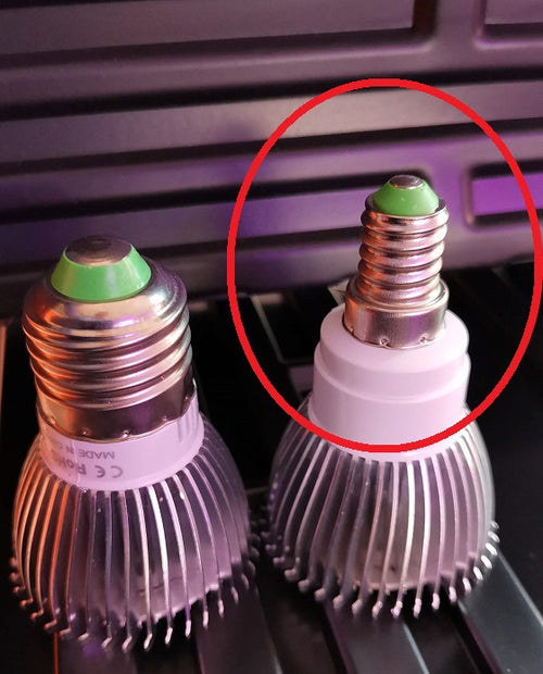 Full spektrum LED vekstlys med 28 dioder for E14 sokkel. Colere.Pro-02