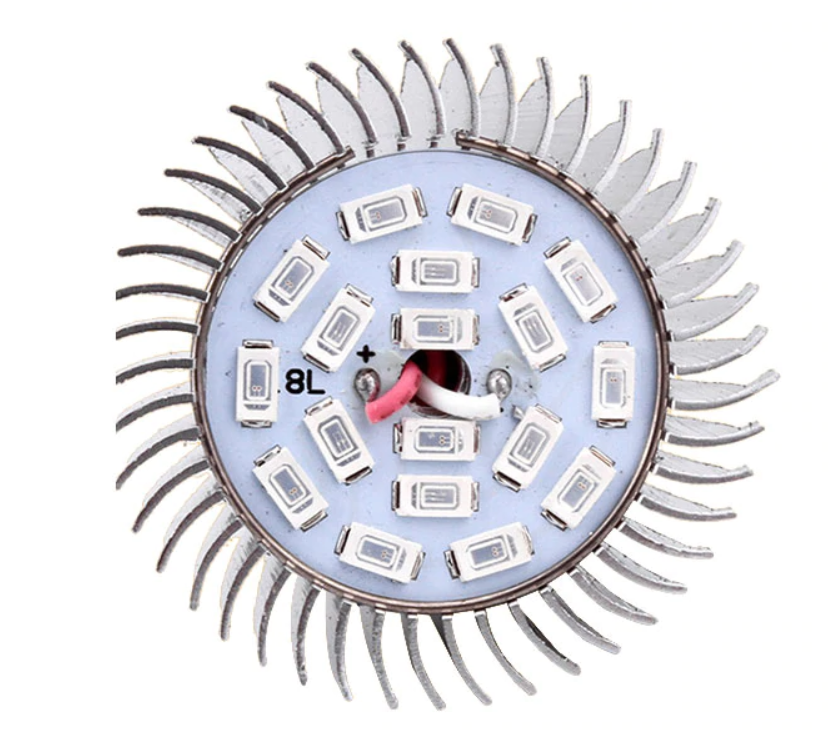 Full spektrum LED vekstlys med 28 dioder for E14 sokkel. Colere.Pro-02